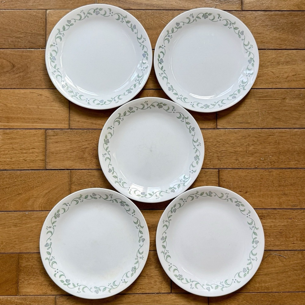 5pc Corelle® Livingware Country Cottage Luncheon Plate Lunch Plates 8.5"